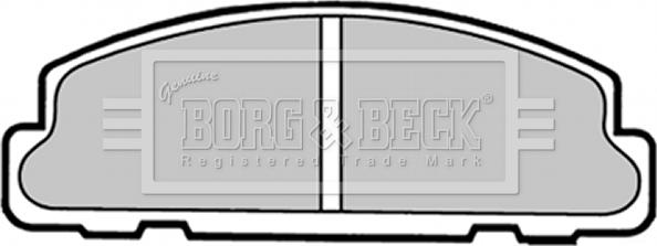 Borg & Beck BBP1321 - Комплект спирачно феродо, дискови спирачки vvparts.bg