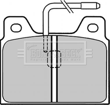 Borg & Beck BBP1295 - Комплект спирачно феродо, дискови спирачки vvparts.bg