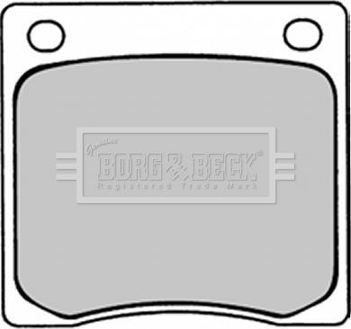 Borg & Beck BBP1296 - Комплект спирачно феродо, дискови спирачки vvparts.bg