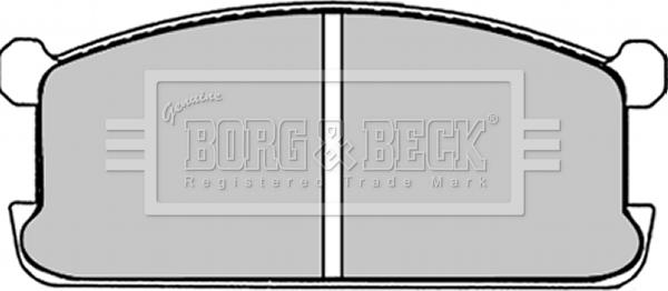 Borg & Beck BBP1251 - Комплект спирачно феродо, дискови спирачки vvparts.bg