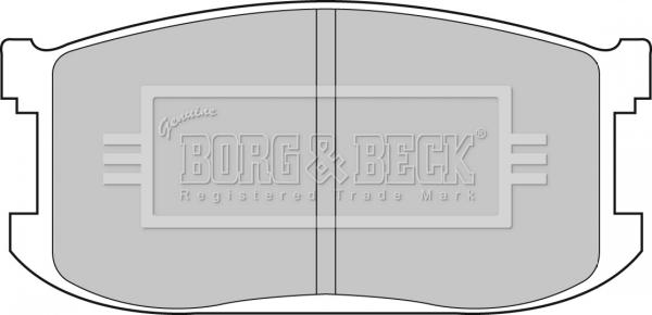 Borg & Beck BBP1265 - Комплект спирачно феродо, дискови спирачки vvparts.bg