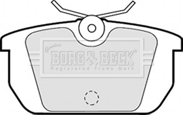Borg & Beck BBP1261 - Комплект спирачно феродо, дискови спирачки vvparts.bg
