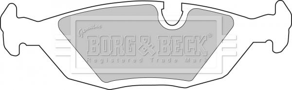 Borg & Beck BBP1284 - Комплект спирачно феродо, дискови спирачки vvparts.bg
