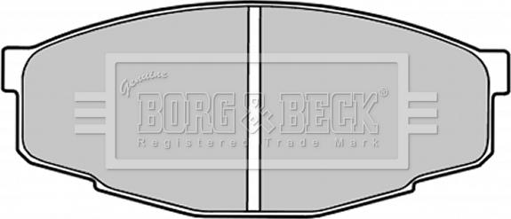 Borg & Beck BBP1285 - Комплект спирачно феродо, дискови спирачки vvparts.bg