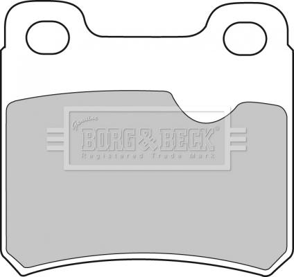 Borg & Beck BBP1282 - Комплект спирачно феродо, дискови спирачки vvparts.bg