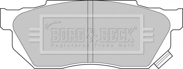 Borg & Beck BBP1236 - Комплект спирачно феродо, дискови спирачки vvparts.bg