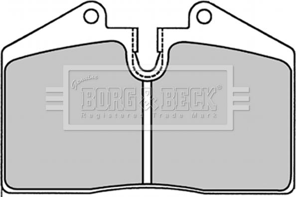 Borg & Beck BBP1227 - Комплект спирачно феродо, дискови спирачки vvparts.bg