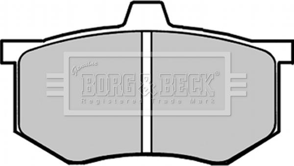 Borg & Beck BBP1275 - Комплект спирачно феродо, дискови спирачки vvparts.bg