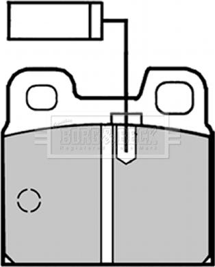 Borg & Beck BBP1273 - Комплект спирачно феродо, дискови спирачки vvparts.bg