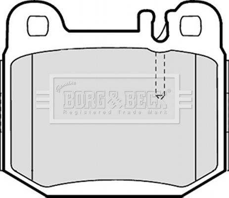 Borg & Beck BBP1799 - Комплект спирачно феродо, дискови спирачки vvparts.bg