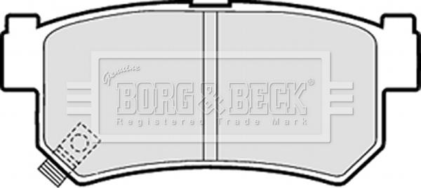 Borg & Beck BBP1790 - Комплект спирачно феродо, дискови спирачки vvparts.bg