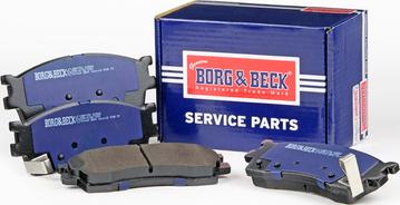 Borg & Beck BBP1792 - Комплект спирачно феродо, дискови спирачки vvparts.bg