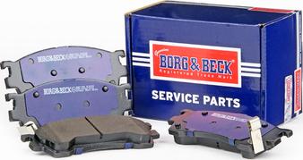 Borg & Beck BBP1750 - Комплект спирачно феродо, дискови спирачки vvparts.bg