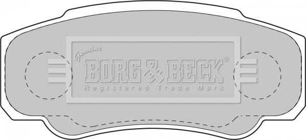 Borg & Beck BBP1763 - Комплект спирачно феродо, дискови спирачки vvparts.bg