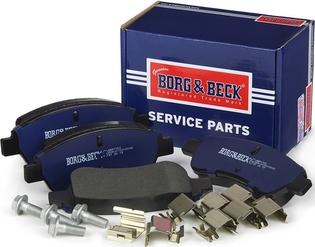 Borg & Beck BBP1703 - Комплект спирачно феродо, дискови спирачки vvparts.bg