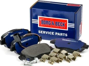 Borg & Beck BBP1716 - Комплект спирачно феродо, дискови спирачки vvparts.bg