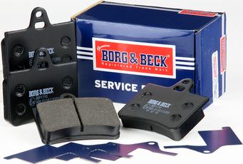 Borg & Beck BBP1710 - Комплект спирачно феродо, дискови спирачки vvparts.bg