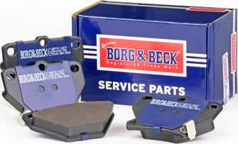 Borg & Beck BBP1712 - Комплект спирачно феродо, дискови спирачки vvparts.bg