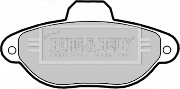 Borg & Beck BBP1738 - Комплект спирачно феродо, дискови спирачки vvparts.bg