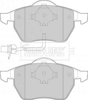 G.U.D. GBP039000 - Комплект спирачно феродо, дискови спирачки vvparts.bg