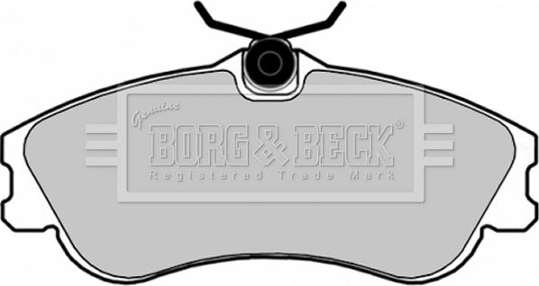 Borg & Beck BBP1725 - Комплект спирачно феродо, дискови спирачки vvparts.bg