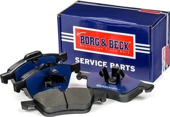 Borg & Beck BBP1726 - Комплект спирачно феродо, дискови спирачки vvparts.bg