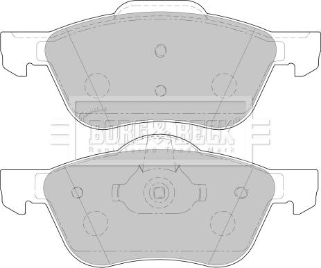 Borg & Beck BBP1772 - Комплект спирачно феродо, дискови спирачки vvparts.bg