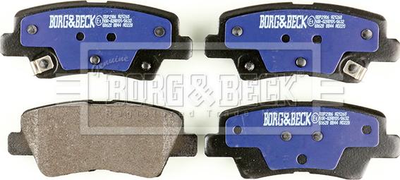 Borg & Beck BBP2906 - Комплект спирачно феродо, дискови спирачки vvparts.bg