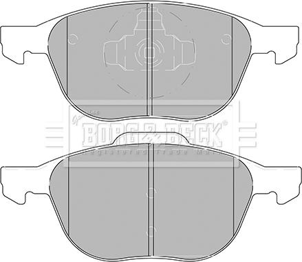 Borg & Beck BBP2456 - Комплект спирачно феродо, дискови спирачки vvparts.bg