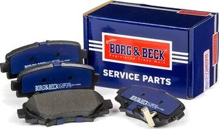 Borg & Beck BBP2458 - Комплект спирачно феродо, дискови спирачки vvparts.bg