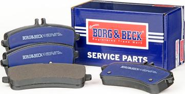 Borg & Beck BBP2457 - Комплект спирачно феродо, дискови спирачки vvparts.bg