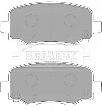 Borg & Beck BBP2466 - Комплект спирачно феродо, дискови спирачки vvparts.bg
