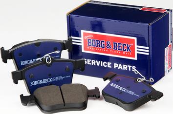 Borg & Beck BBP2401 - Комплект спирачно феродо, дискови спирачки vvparts.bg