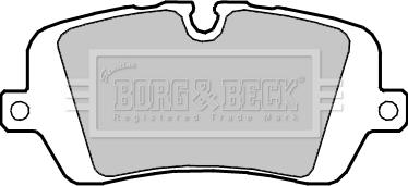 Borg & Beck BBP2415 - Комплект спирачно феродо, дискови спирачки vvparts.bg