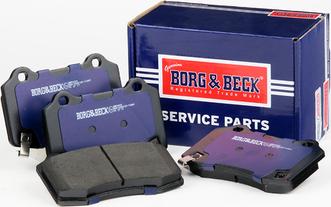 Borg & Beck BBP2433 - Комплект спирачно феродо, дискови спирачки vvparts.bg
