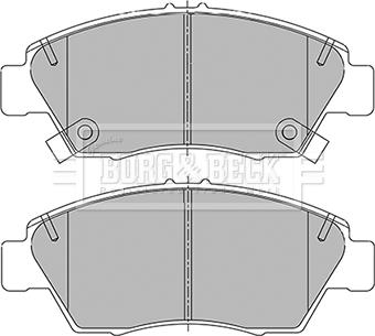 Borg & Beck BBP2432 - Комплект спирачно феродо, дискови спирачки vvparts.bg