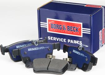 Borg & Beck BBP2582 - Комплект спирачно феродо, дискови спирачки vvparts.bg