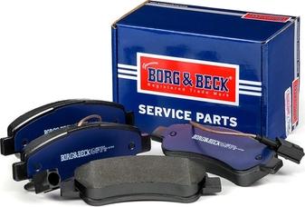 Borg & Beck BBP2524 - Комплект спирачно феродо, дискови спирачки vvparts.bg