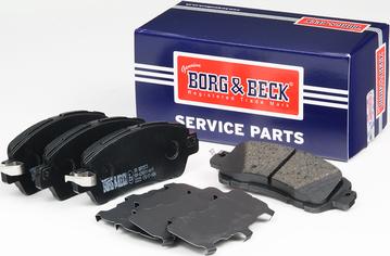 Borg & Beck BBP2573 - Комплект спирачно феродо, дискови спирачки vvparts.bg