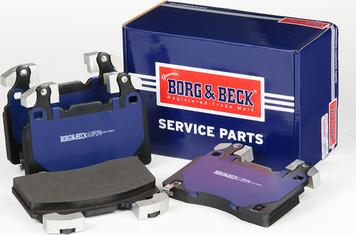 Borg & Beck BBP2656 - Комплект спирачно феродо, дискови спирачки vvparts.bg