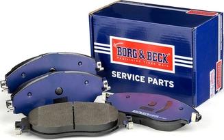 Borg & Beck BBP2689 - Комплект спирачно феродо, дискови спирачки vvparts.bg