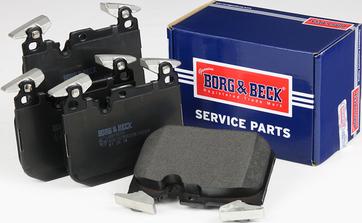 Borg & Beck BBP2626 - Комплект спирачно феродо, дискови спирачки vvparts.bg