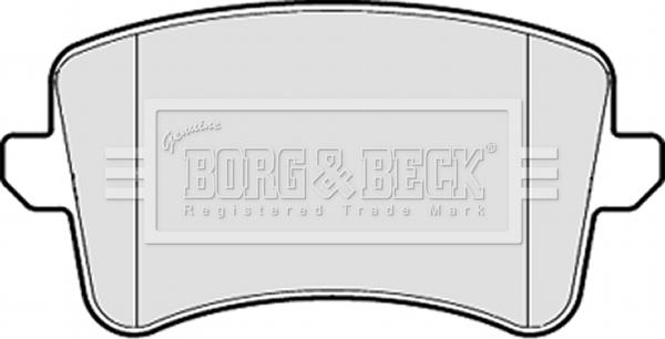 Borg & Beck BBP2055 - Комплект спирачно феродо, дискови спирачки vvparts.bg