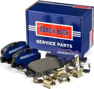 Borg & Beck BBP2056 - Комплект спирачно феродо, дискови спирачки vvparts.bg