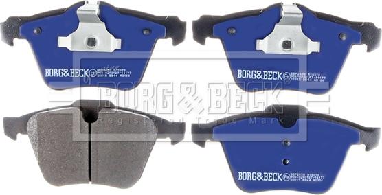 Borg & Beck BBP2058 - Комплект спирачно феродо, дискови спирачки vvparts.bg