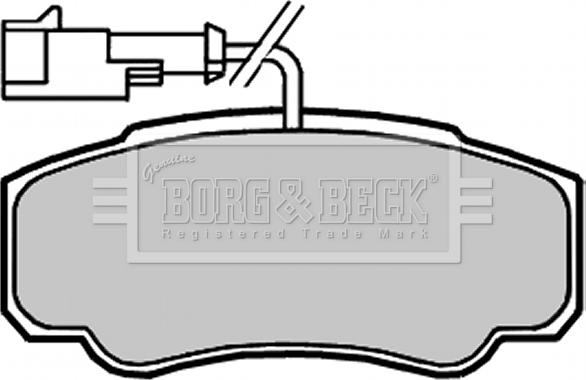 Borg & Beck BBP2068 - Комплект спирачно феродо, дискови спирачки vvparts.bg