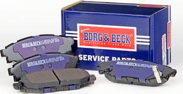 Borg & Beck BBP2004 - Комплект спирачно феродо, дискови спирачки vvparts.bg