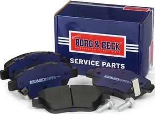 Borg & Beck BBP2000 - Комплект спирачно феродо, дискови спирачки vvparts.bg