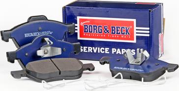 Borg & Beck BBP2015 - Комплект спирачно феродо, дискови спирачки vvparts.bg