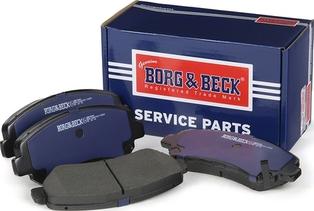 Borg & Beck BBP2084 - Комплект спирачно феродо, дискови спирачки vvparts.bg